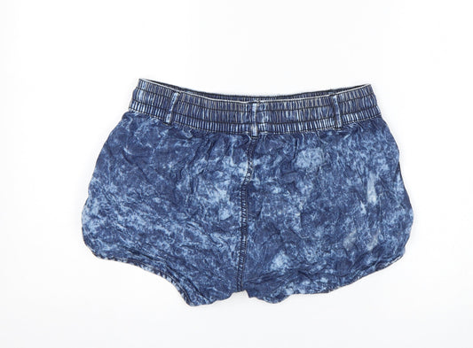 Select Womens Blue   Hot Pants Shorts Size 10