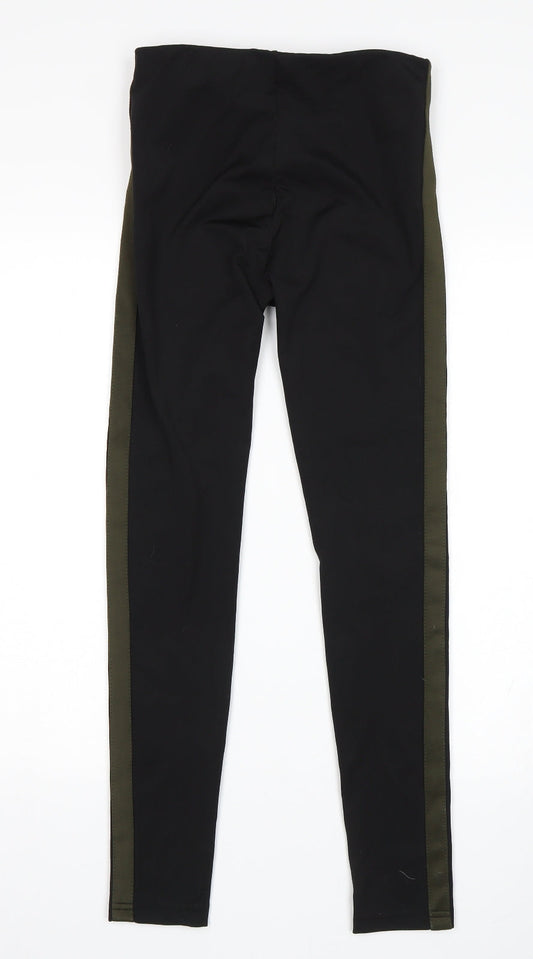 Portobello punk Womens Black Jogger Leggings Size M L28 in