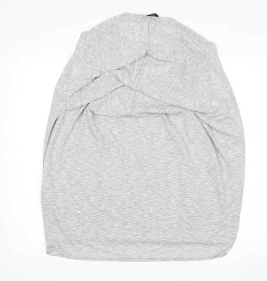 Womens UK Size 12 Dorothy Perkins Grey Basic Tank