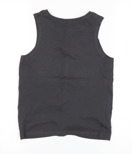 NEXT Girls Grey Basic Tank Size 9 Years