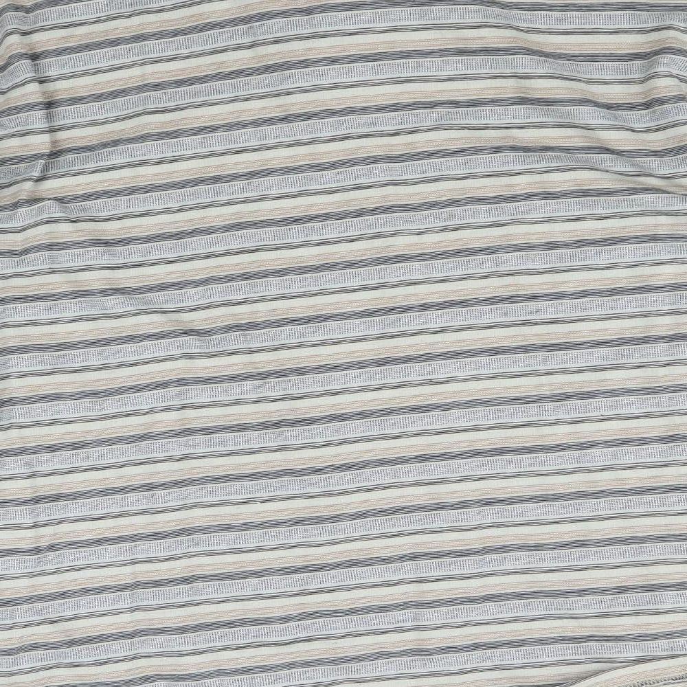 Bahama bay Mens Multicoloured Striped Polo Size L - Ocean world