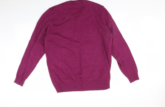 Womens UK Size L BHS Purple Pullover Jumper