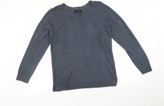 Womens UK Size 12 Atmosphere Blue Pullover Jumper