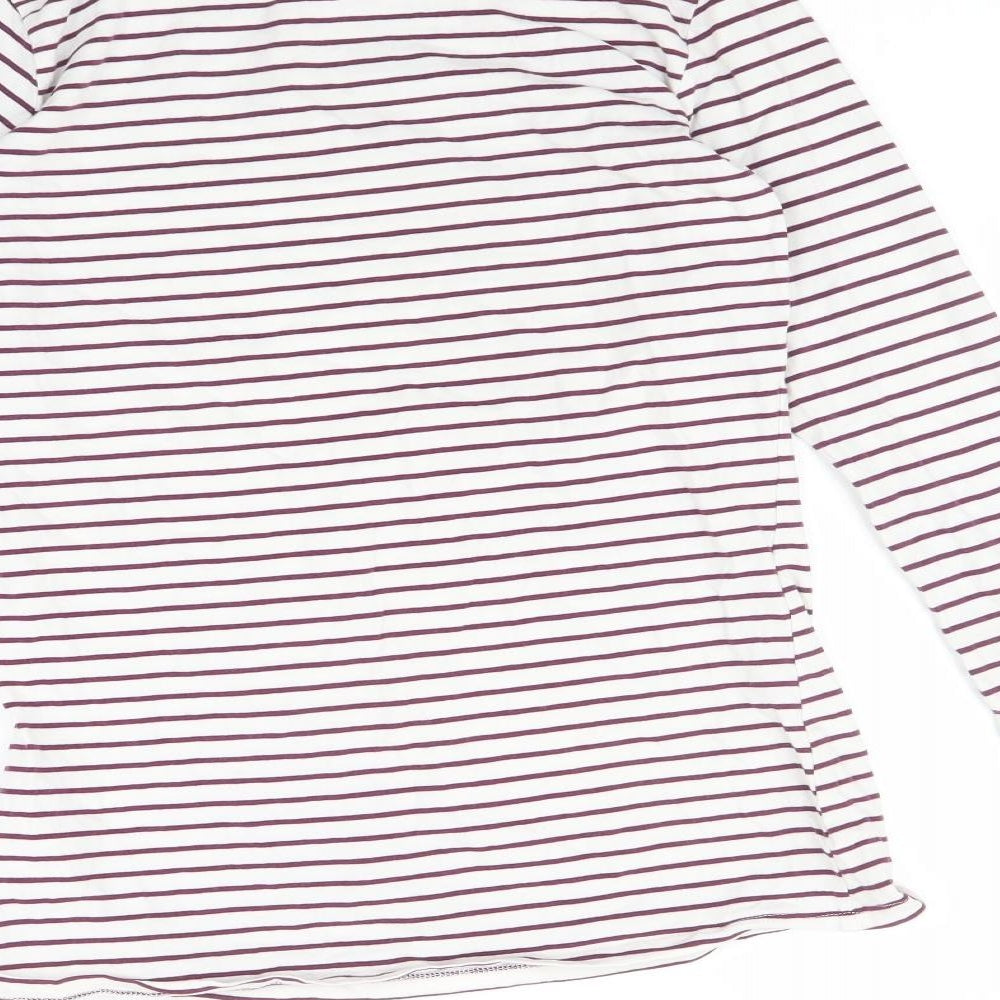 Primark Womens Multicoloured Striped Basic T-Shirt Size S