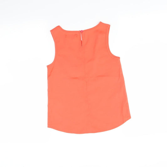 Marks and Spencer Girls Orange Camisole T-Shirt Size 8-9 Years