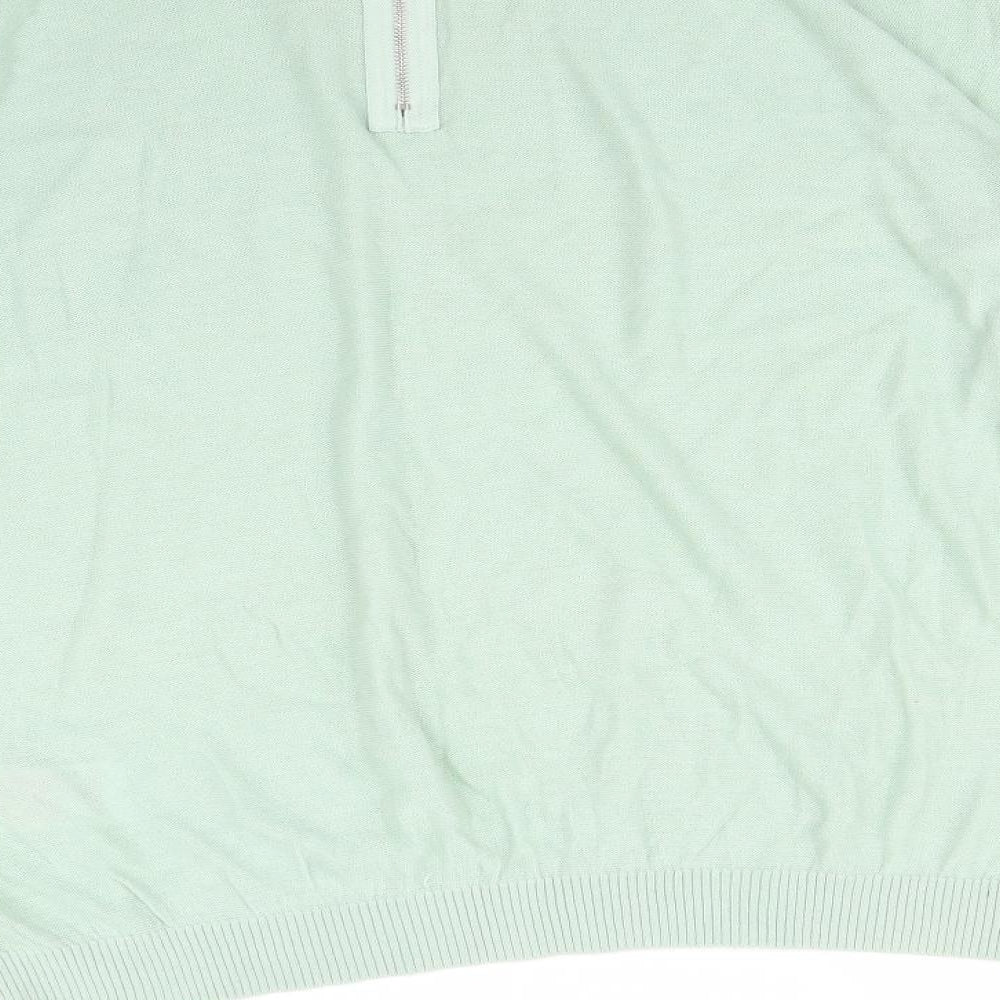 Womens UK Size S Vera Moda Green Basic T-Shirt
