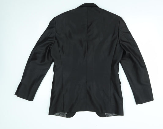 Dentikit Mens Black Jacket Blazer
