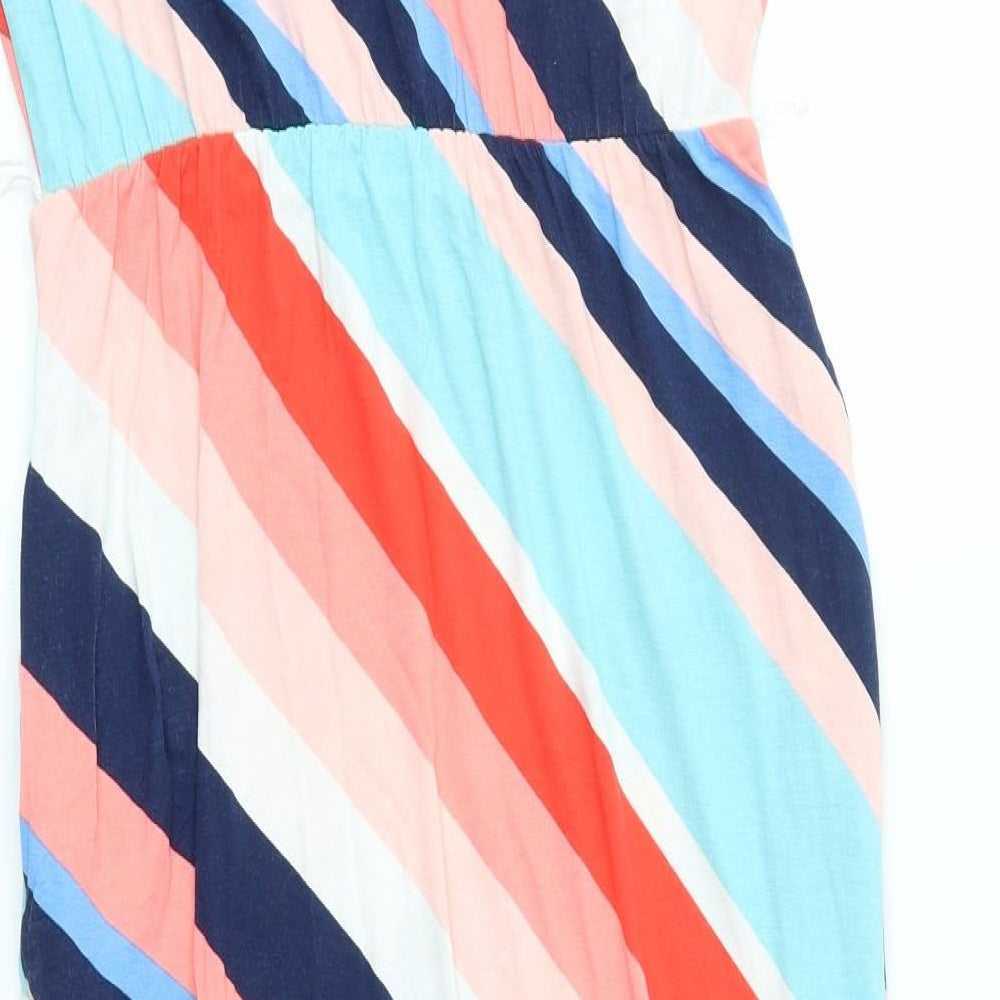 George Womens Multicoloured Striped A-Line Size M