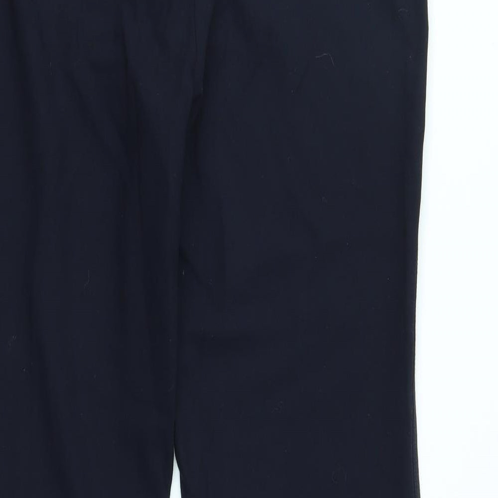Womens UK Size 10 M&S Regular Fit Blue Trousers