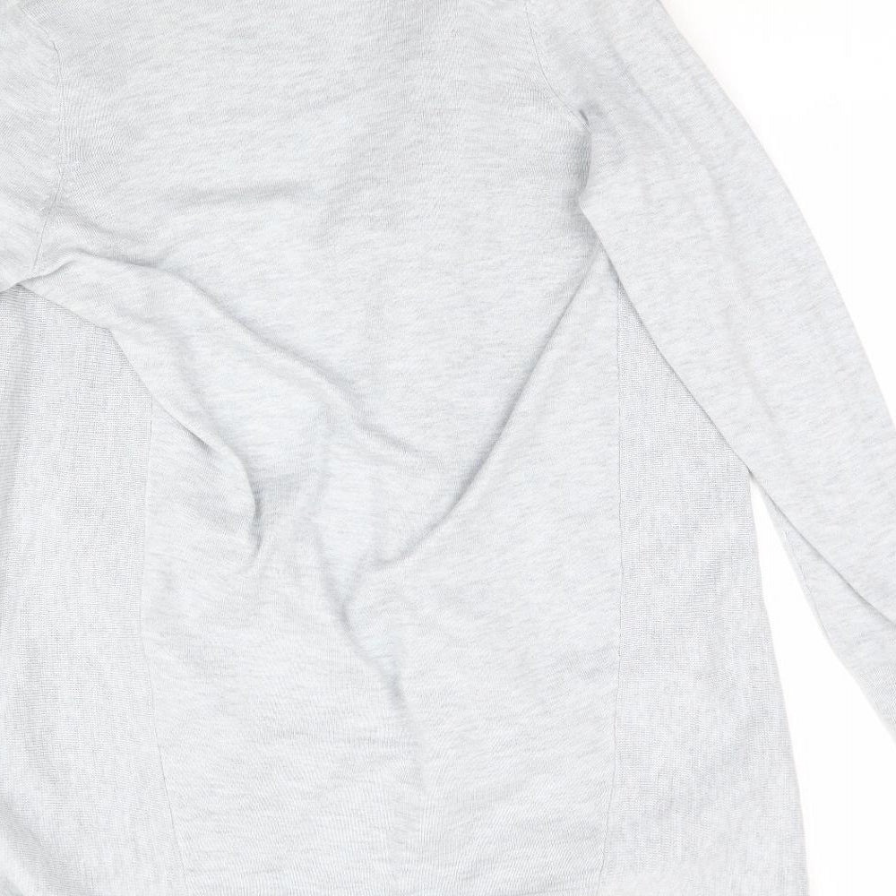 George Womens Grey Knit Cape Jumper Size 10 - Waterfall