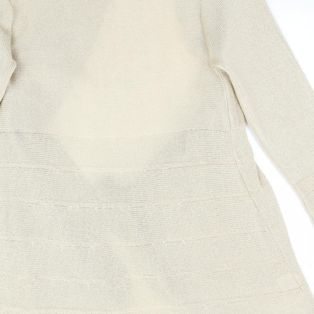 Womens UK Size S Insight Beige Cardigan Jumper
