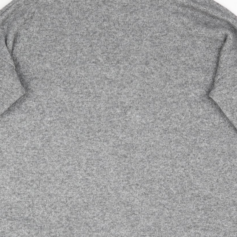 F&F Womens Grey Knit Pullover Jumper Size 14