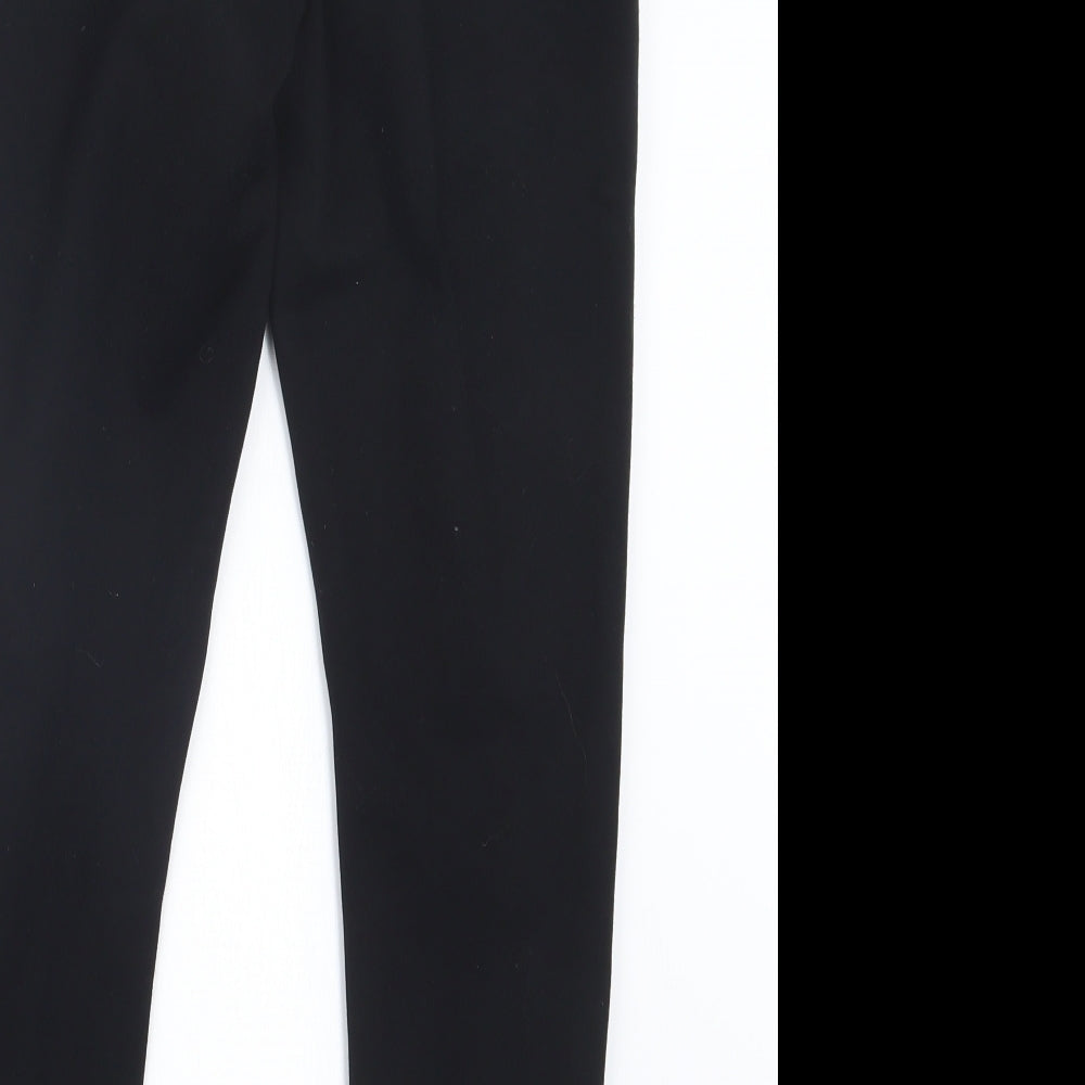 George Womens Black Trousers Size 12 L25 in