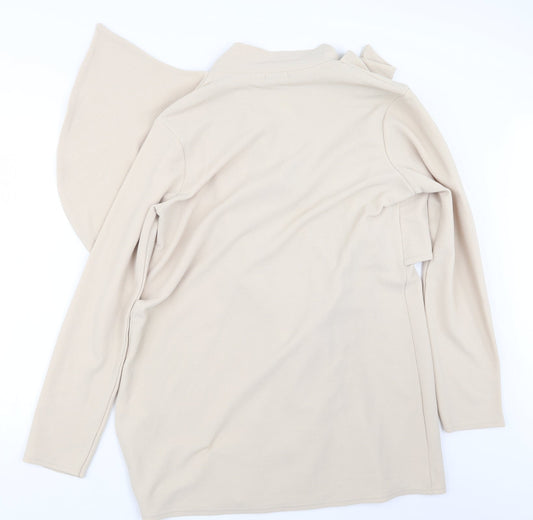 Boohoo Womens Beige Jacket Size 14