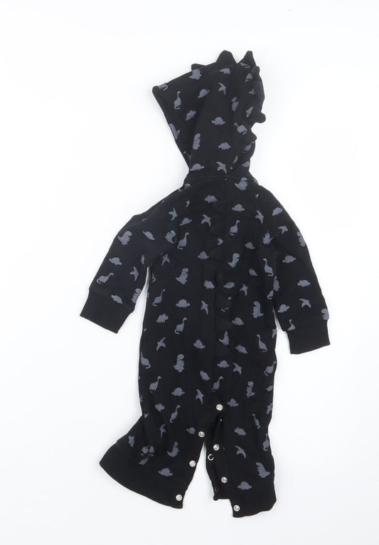 George Boys Black Geometric Jacket Size 3-6 Months - One Piece