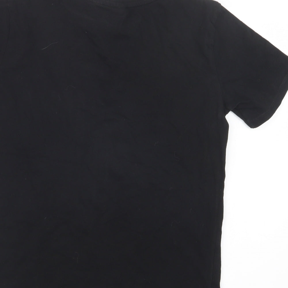 Primark Womens Black Basic T-Shirt Size 6