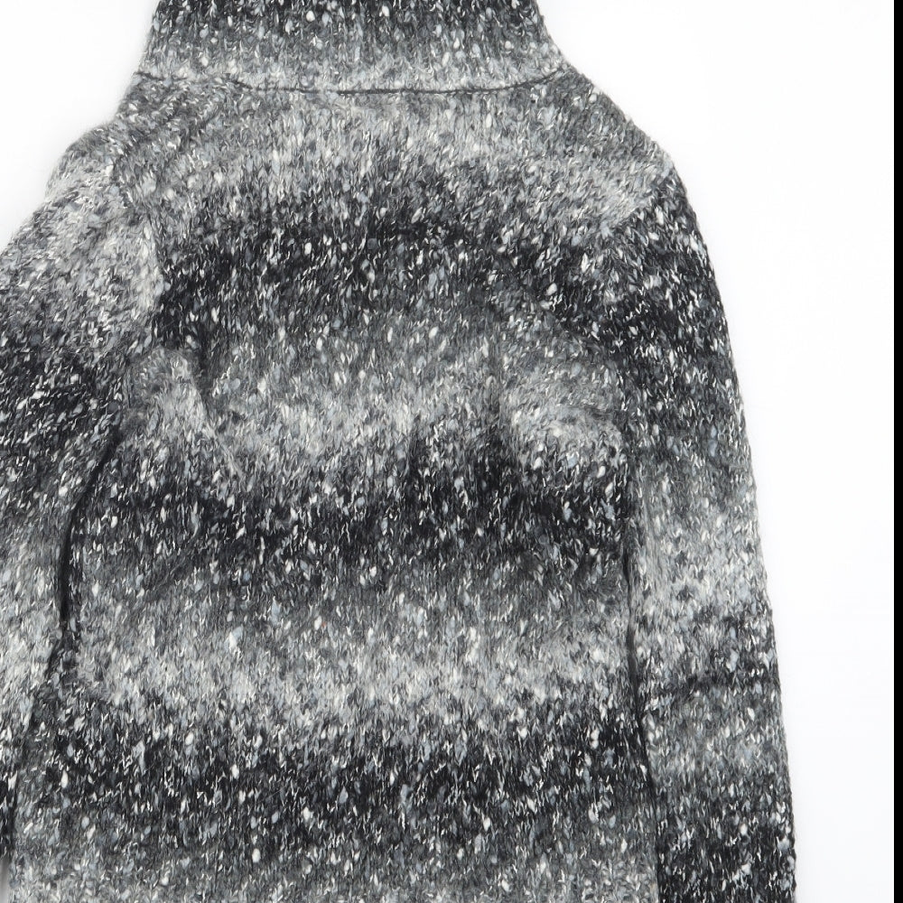 Womens UK Size 12 BHS Grey Cardigan Jumper