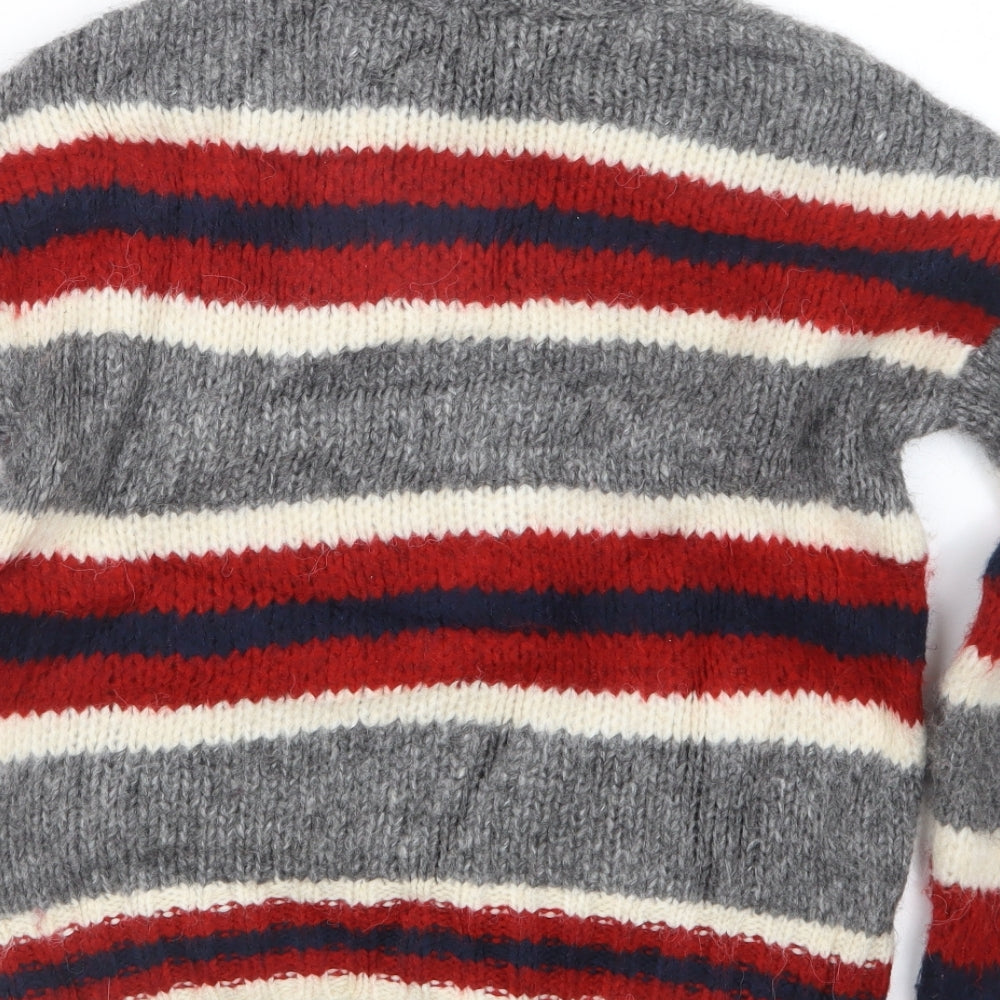 Primark Womens Grey Knit Pullover Jumper Size 4