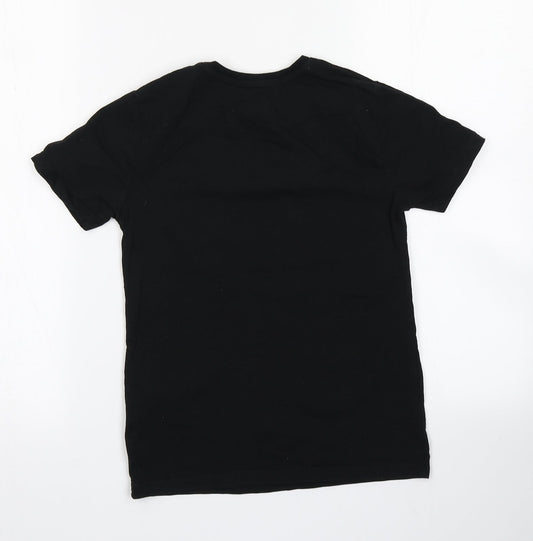 Primark Boys Black Basic T-Shirt Size S - Fortnite