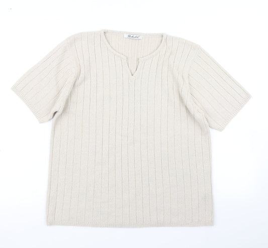 Berkertex Womens Brown Knit Pullover Jumper Size 14