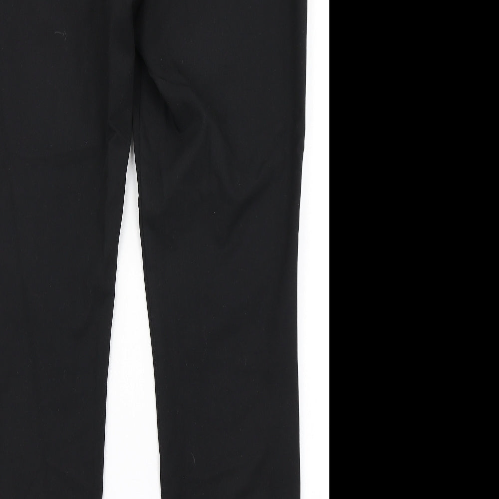 Womens UK Size 10 NEXT Regular Fit Dress Pants Black Trousers