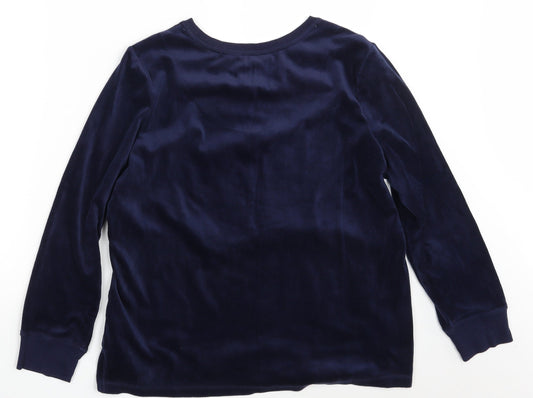 Jane & Bleecker Womens Blue Pullover Jumper Size L - Lounge wear