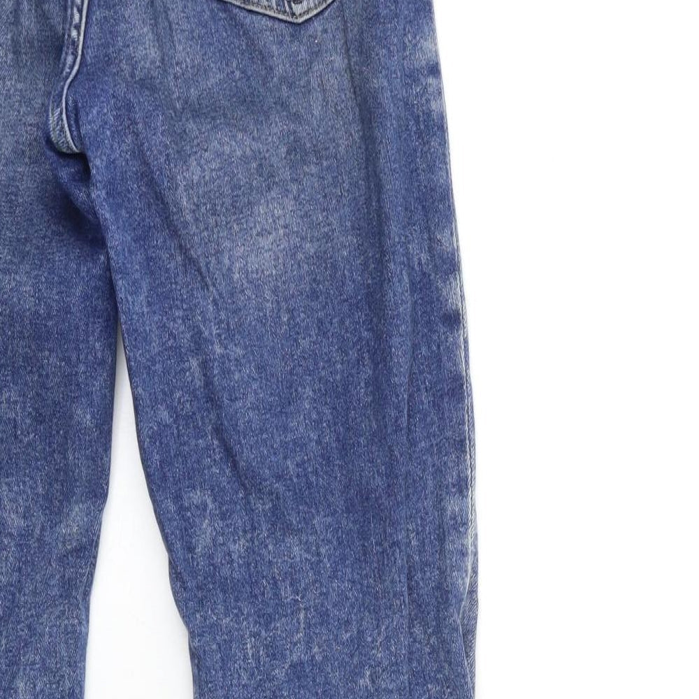 Womens UK Size 8 H&M Regular Fit Skinny Blue Jeans