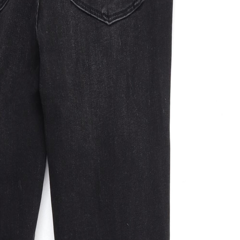 Denim & Co. Womens Black Denim Skinny Jeans Size 10 L27 in