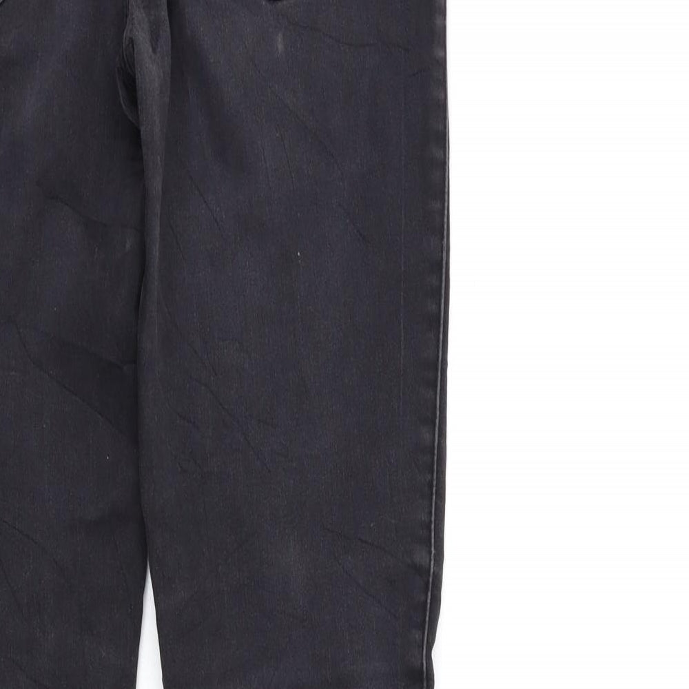 Womens UK Size M Pieces Regular Fit Skinny Black Jeans