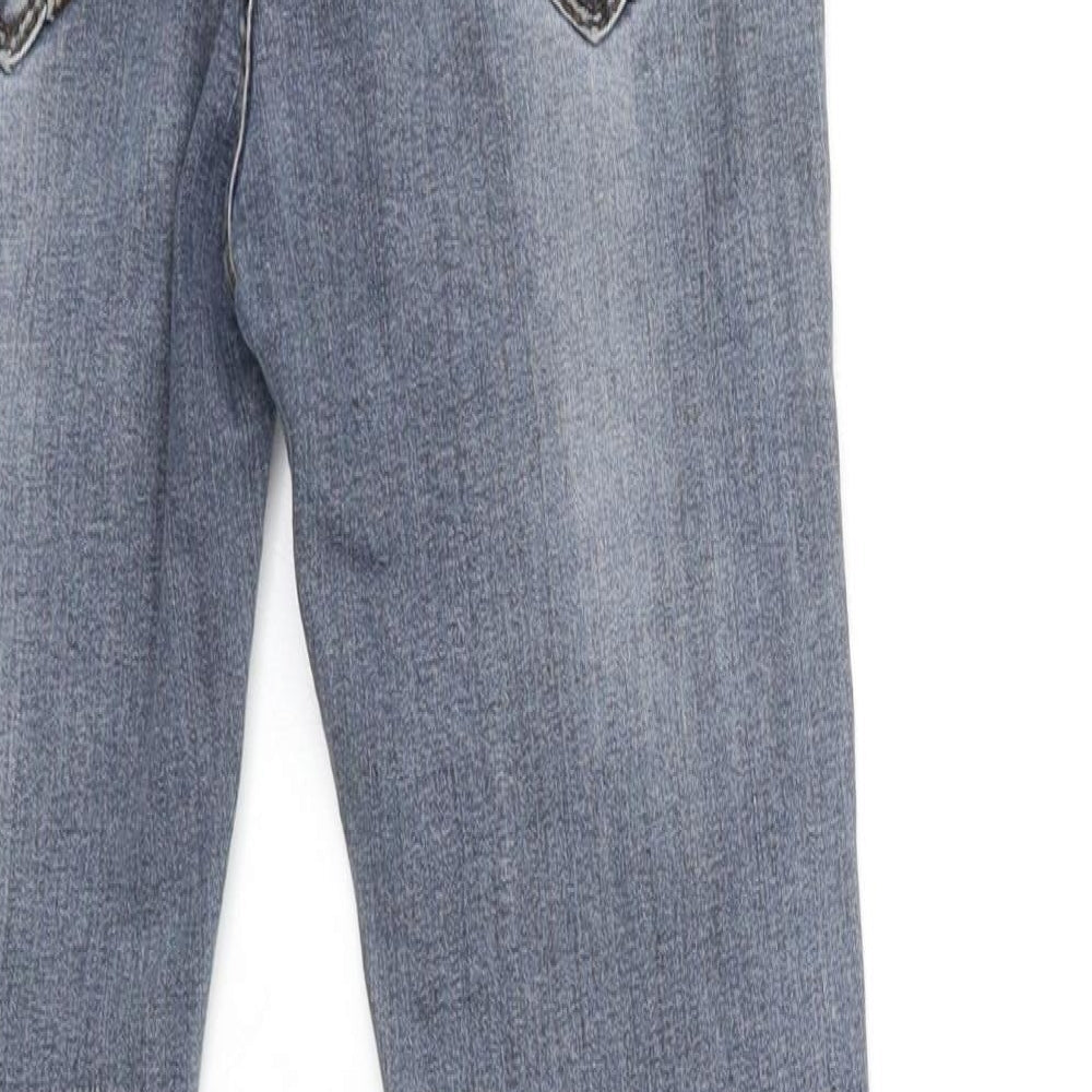 Womens UK Size 23 in Preworn Regular Fit Skinny Beige Jeans