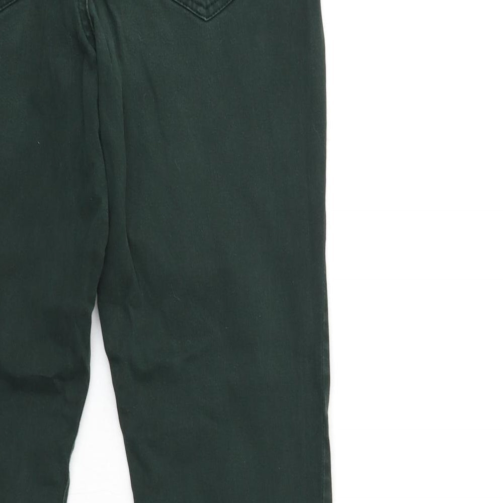 Bandolino Womens Green Denim Skinny Jeans Size 10 L29 in