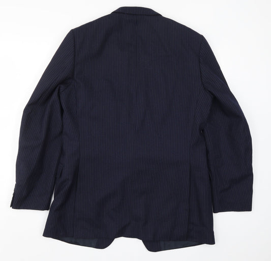 Mens UK Size 42 St Michael Regular Blue Suit Jacket