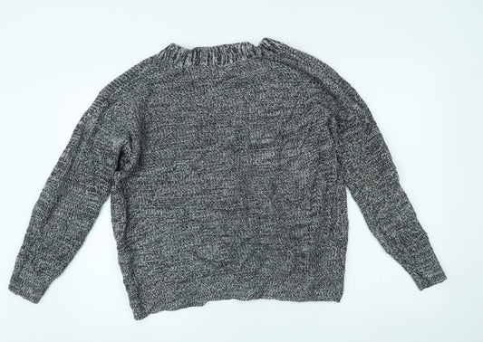 Womens UK Size S Simply Be Grey Cardigan Jumper