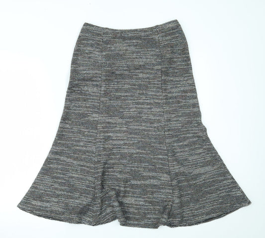 Marks and Spencer Womens Grey Tulip Skirt Size 8