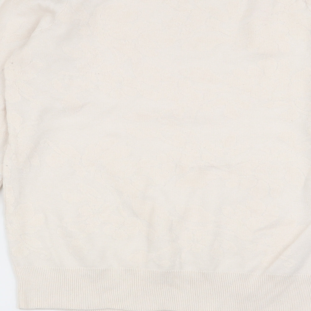 Womens UK Size 12 NEXT Ivory Pullover Jumper