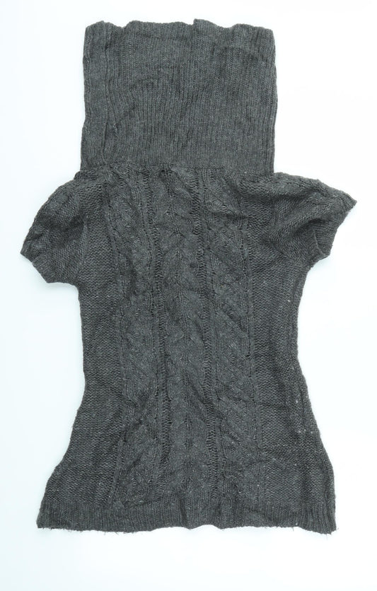 BCBG Womens Grey Pullover Jumper Size M