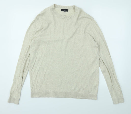 Womens UK Size L ASOS Beige Pullover Jumper