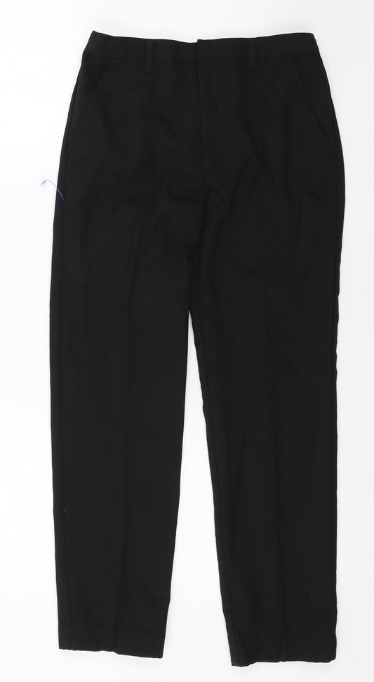 Nutmeg Boys Black Dress Pants Trousers Size 11-12 Years