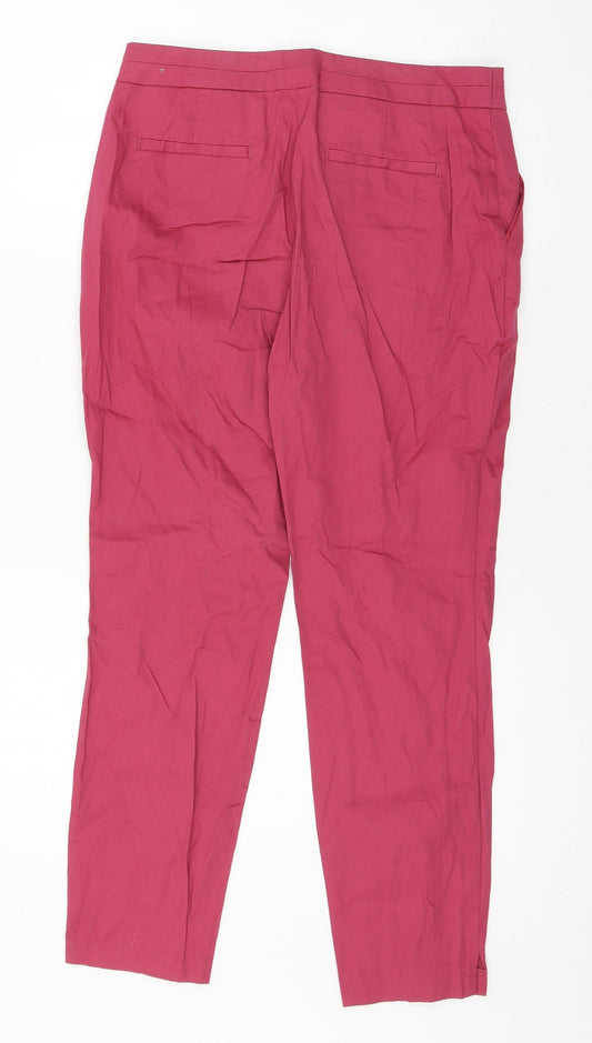 Womens UK Size 10 Atmosphere Regular Fit Pink Trousers