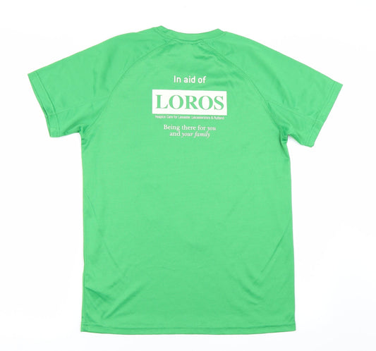 Roly Mens Green Jersey T-Shirt Size S