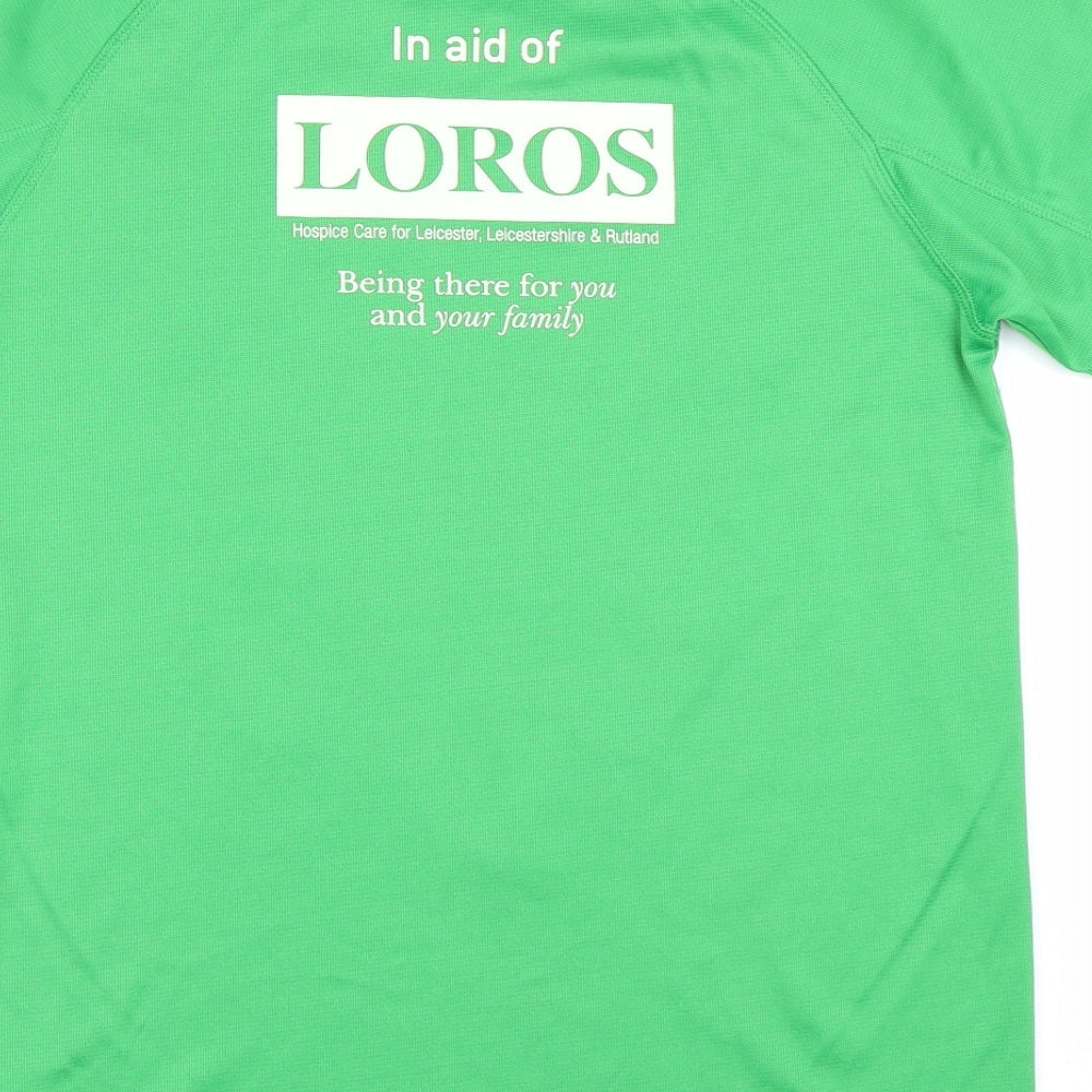 Roly Mens Green Jersey T-Shirt Size S