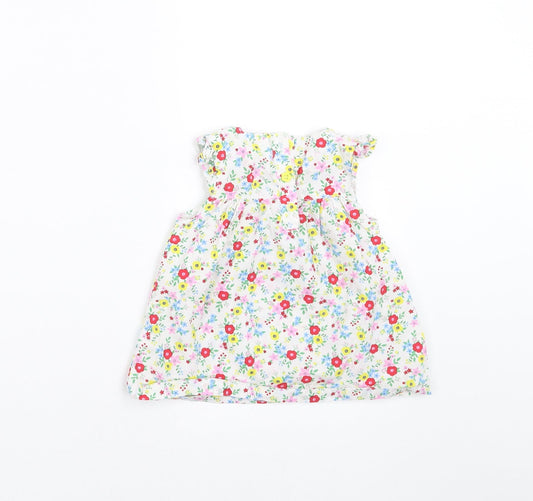 TU Girls Multicoloured Floral Basic Blouse Size 6-9 Months