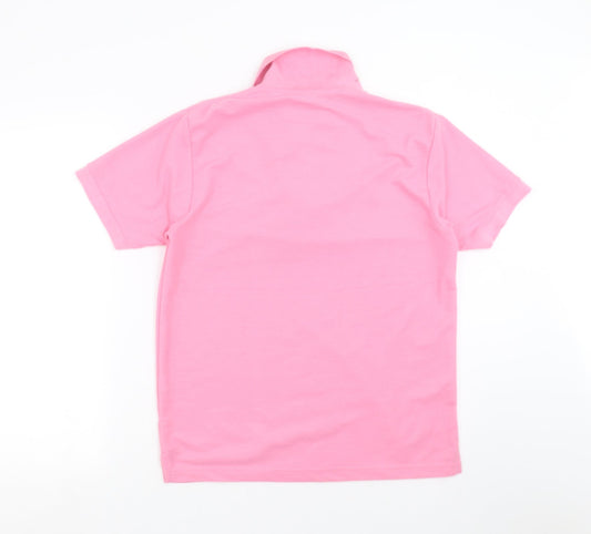 Preworn Mens Pink Polo Size S