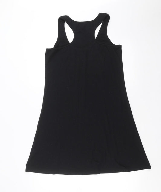 Preworn Womens Black Tank Dress Size L