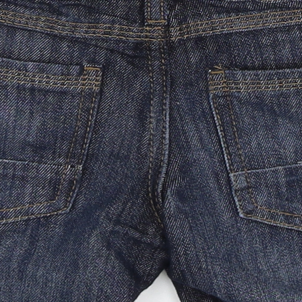 Brand and care label for Denim Co Baby Blue Cropped Jeans, size 18-24, Months