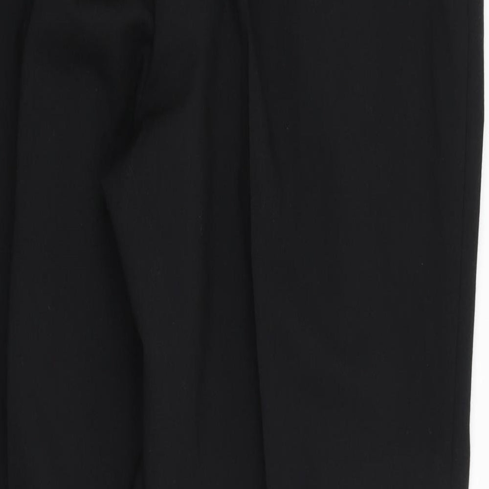 Preworn Mens Black Trousers Size 36 in L30 in