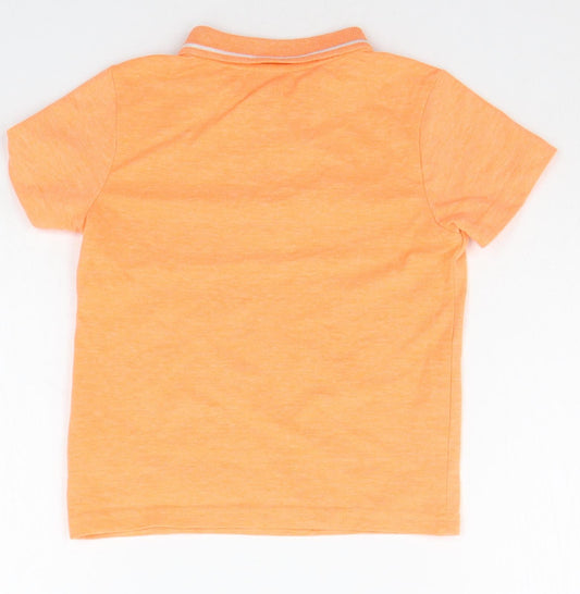F&F Boys Orange Basic Polo Size 4-5 Years