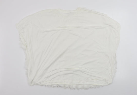 George Womens Ivory Pullover Jumper Size 22