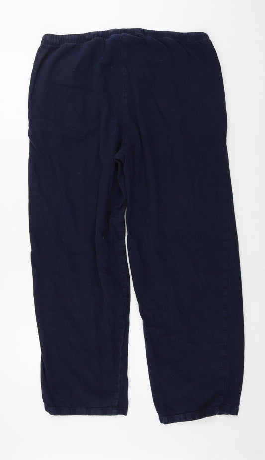 Avenue Mens Blue Trousers Size XL L27 in