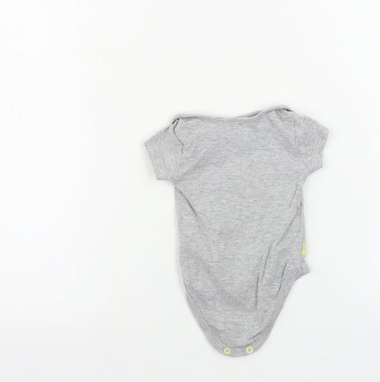 pep&co Boys Grey Babygrow One-Piece Size 0-3 Months